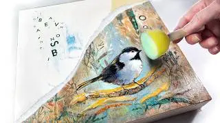 The NO RULES Mixed Media Art Technique (STUNNING Results) | AB Creative Tutorial