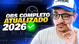 Como configurar o OBS Studio para fazer LIVE E GRAVAÇÃO | TUTORIAL COMPLETO OBS STUDIO 2026