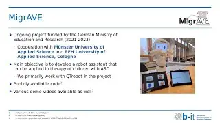 [20 Years of b-it] MigrAVE: Developing Technologies to Support Children with ASD