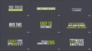 Titles Animation