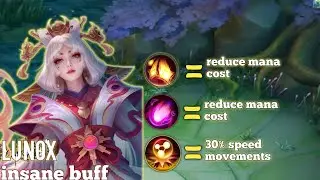 lunox buff is to good and more dangerous in midlane mobile legends bang bang