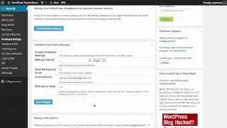WordPress Backups with Better WP Security