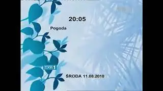 Программа передач и конец эфира (TVP 1 Польша, 11.08.2010)