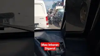 jelang lebaran kota garut macet guys 
