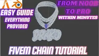 Create Custom Iced Out Chains for FiveM in Blender | Simple Method