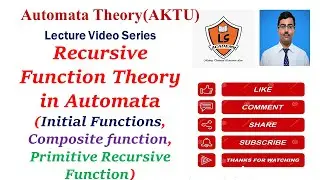Recursive function theory in TOC |Automata Theory | Primitive recursive function | LS Academy