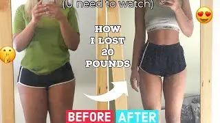 HOW I LOST 20 POUNDS IN 1 MONTH *What I eat*Intermittent fasting+Chloe ting 2 week shred abs at home