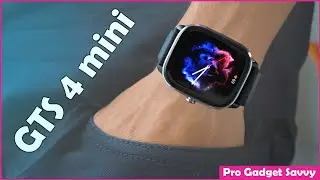 Best Squire Shape Smart Watch to Buy | Amazfit GTS 4 Mini Smartwatch Review 2022 | Pro Gadget Savvy