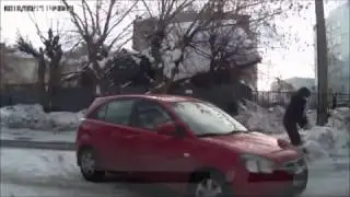 Хамство на дорогах Твери выезд со двора