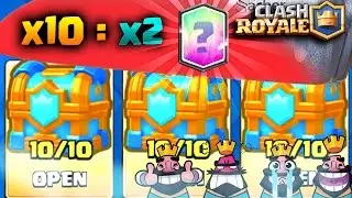 ABRIENDO 10 COFRES DEL CLAN Y ME TOCAN 2 LEGENDARIAS SEGUIDAS!!   PinguExtremo Clash Royale