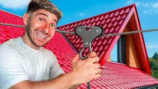 I INSTALLED A ZIP LINE ON MY ROOF!