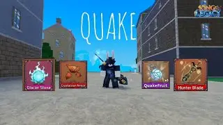 Bounty Hunting Quake + Hunter Blade | King Legacy [Update 8]