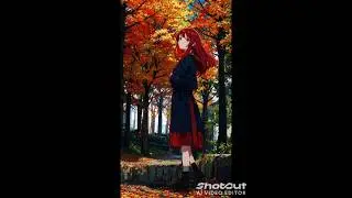 Скоро осень, в Аниме стиле #аниме  #осень