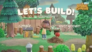 Simple, overgrown entrance BUILD Longplay 🌳 | Animal Crossing New Horizons | Honeybee Island