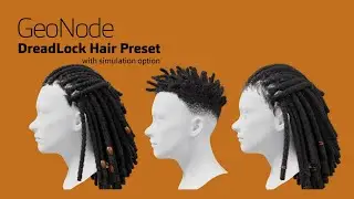 DreadLock Hairstyle Preset
