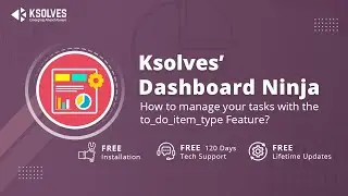 Dashboard Ninja by Ksolves - Part 3: How to Use to_do_item_type Feature