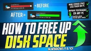 How to FREE Up Disk Space on Windows 10/11- Low storage issue fixed 2023