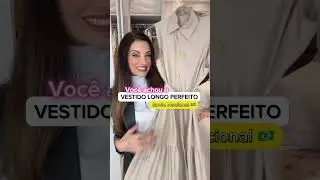 O vestido longo perfeito existe. Links pedir nos comentários. #vestido #vestidolongo #mercadolivre