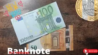 100 euro VS 50 euro: banknote's security features.