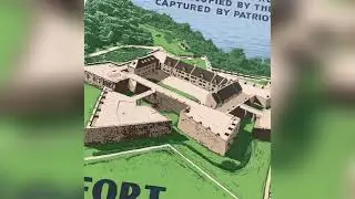 Fort Ticonderoga limited edition print — Signed and numbered — Only 200 printed