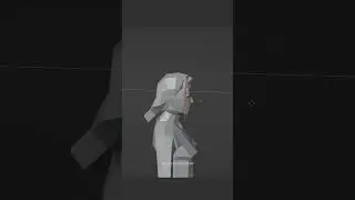 Hairstyle for low poly Lara made in Blender :) 