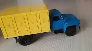 ГЗСА-3704 Хлеб, Газ-52, Легендарные Грузовики ссср "Modimio" 1:43