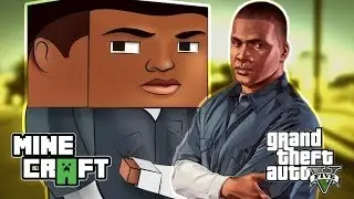 Transforming Franklin from GTA 5 To Franklin In Minecraft! GTA 5 To Minecraft Character SPEED ART!