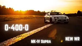*NEW* 👉 0-400-0 World Record 📈 || Toyota Supra MKIV || 🔥1500bhp 1900Nm.