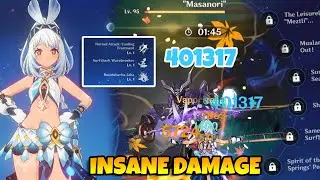 Mualani HITS 400K Damage with Level 1 Talent! | Incredible F2P Build (Genshin Impact)