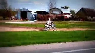 Dirt bike near top speed | Yamaha YZ450F