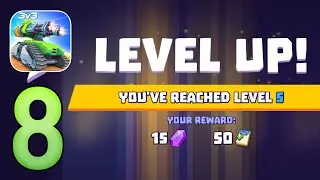 Tanks A Lot 3v3 Brawls: Gameplay Walkthrough Part 8 - Level up! (iOS, Android)
