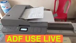 How to use Brother B7535DW ADF | ADF Function in Brother B7535DW