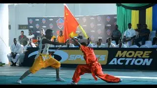 WUSHU KUNGFU ON THE STAGE/ALL MARTIAL ART GAMES TANZANIA.