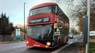Arriva London | Wrightbus New Routemaster (NRM) - LTZ182 (LTZ1182) | 313 to Chingford Station