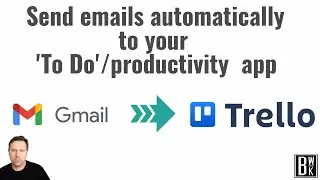 Send emails automatically to your productivity app via a system automation workflowbuilder, Make.com
