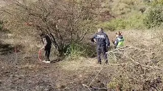 Кола горя,след като възрастен мъж запали стърнище в с. Благово.