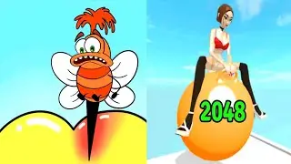 Help Monster 2 Tricky Puzzle vs Yoga Ball Run - Satisfying ASMR Gameplay All Levels