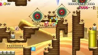 【SPEED RUN】砂漠で取りこぼしたコイン ~90sec~ by くろねこ_BC [Mario Maker 2]