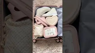 Pack with me 🌸 for Coachella #packing #pinkcore