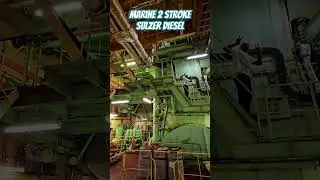 Marine 2 Stroke, Slow Speed, Sulzer, 8RT Flex #MarineDiesel #ShipEngine