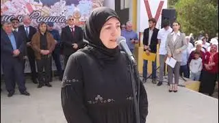 Выступление  Заиры Кадиевой матери погибшего виона на Украине на Митинге в Кизилюрте