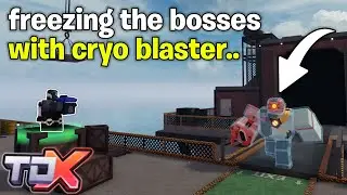 Cryo Blaster is really the NEXT level.. | Roblox Tower Defense X