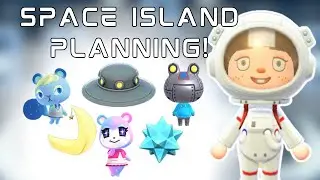 Planning and Mood Boarding a Space Themed Island! | Animal Crossing New Horizons