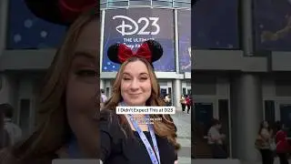 I didn’t expect THIS at D23 #disney #d23 #disneyshorts