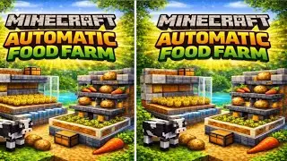 INSANE Automatic Food Farm in Minecraft 🔥 (Easy & OP) 
