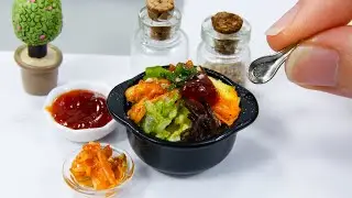 How to cook Mini Bibimbap (Korean Rice With Mixed Vegetables)