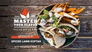 Field to Flame | Spiced Lamb Koftas with Fall Grilled Vegetables, Pita, and Raita