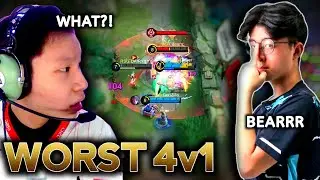 Worst 4v1 😱 3-Time MPL Champ RSG SG just lost to a Community Team from Qualifiers