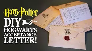 Hogwarts Acceptance Letter - Harry Potter DIY
