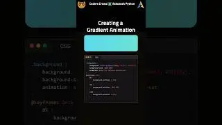 Creating a gradient animation using CSS || CSS Animation | Ashutosh Python